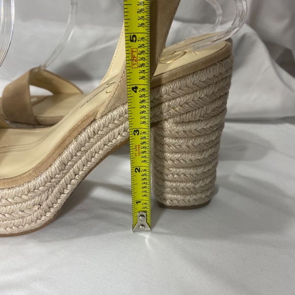 Jessica Simpson Symia Jute and Leather Platform Sandal Women's 8M - Picture 13 of 15